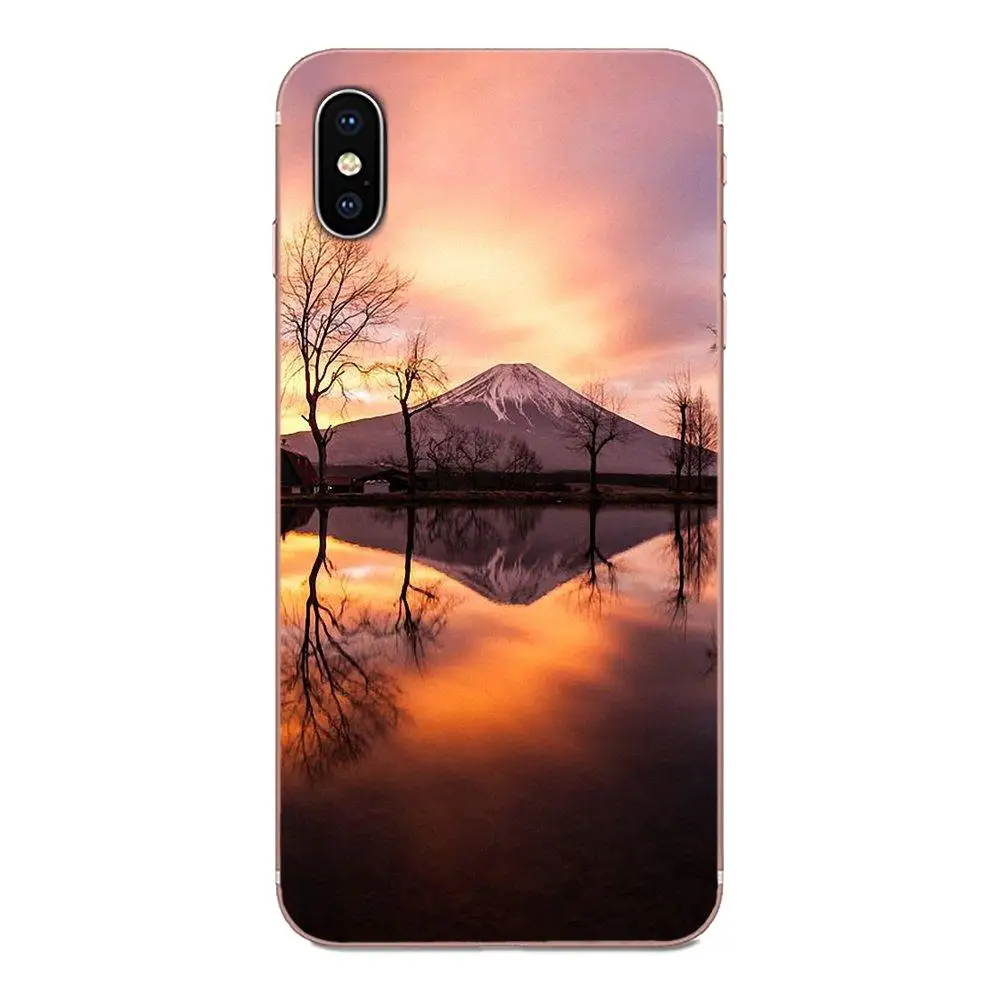 Для huawei Honor 4C 5A 5C 5X6 6A 6X7 7A 7C 7X8 8C 8S 9 10 10i 20 20i Lite рro телефонные чехлы вишня в цвету Фудзи