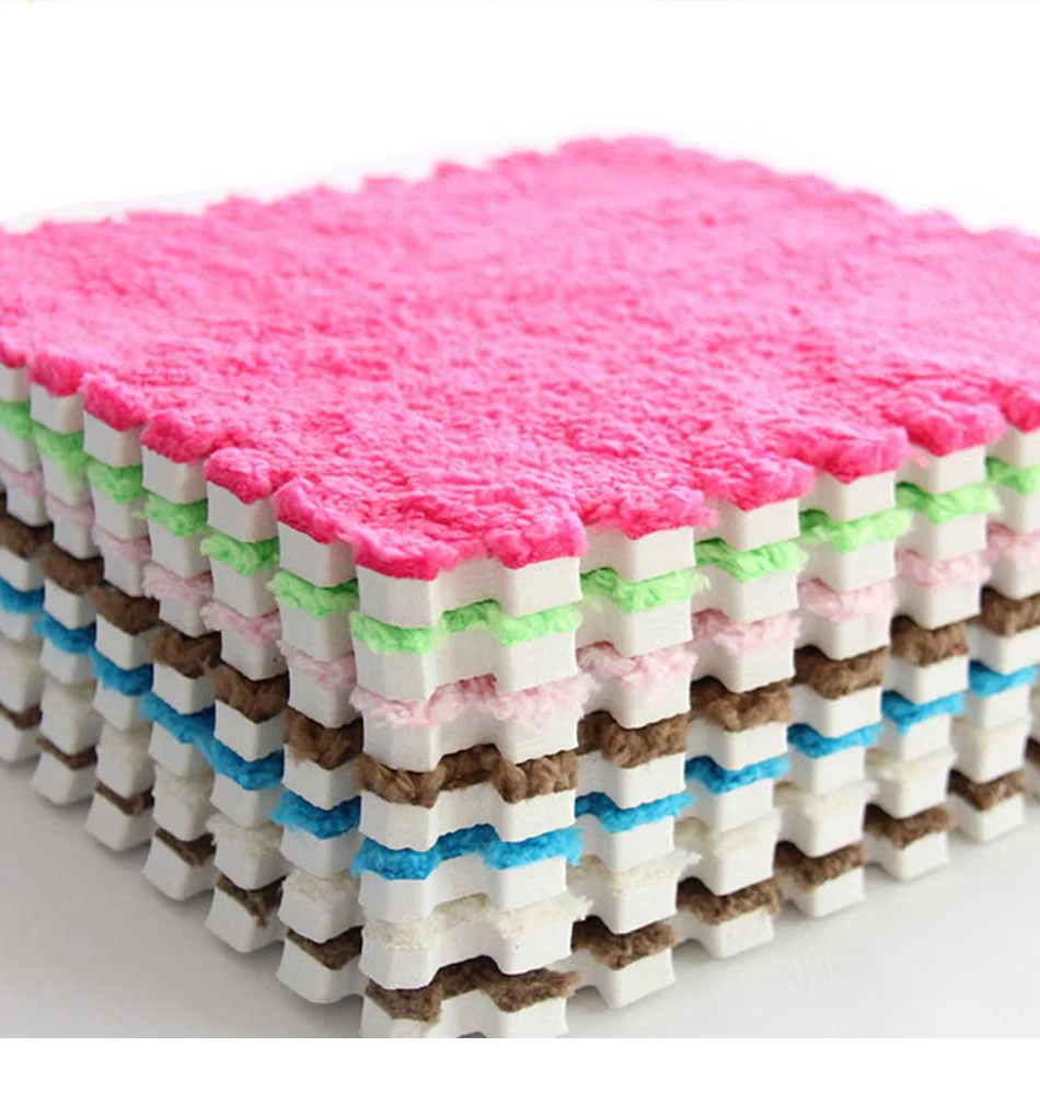 30*30*1 см водонепроницаемый плюшевый коврик для детей игровой упражнений плитка