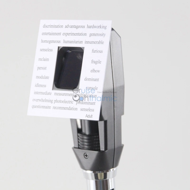 Настольный перезаряжаемый сетчатый Ретиноскоп SR24A галогеновая лампа |