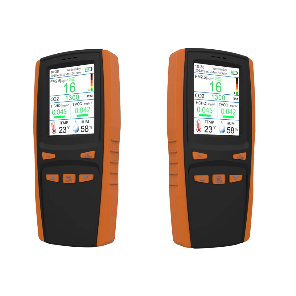 Измеритель температуры и влажности Co2 цифровой портативный детектор утечки газа