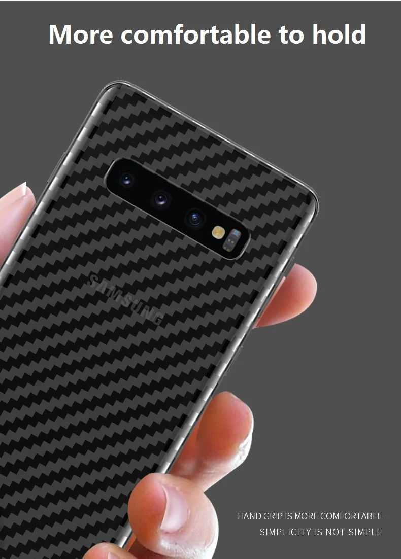 Защитная пленка из углеродного волокна для Samsung S7 S7E S8 S8P S9 S9P S10 S10P S10E|Защитные