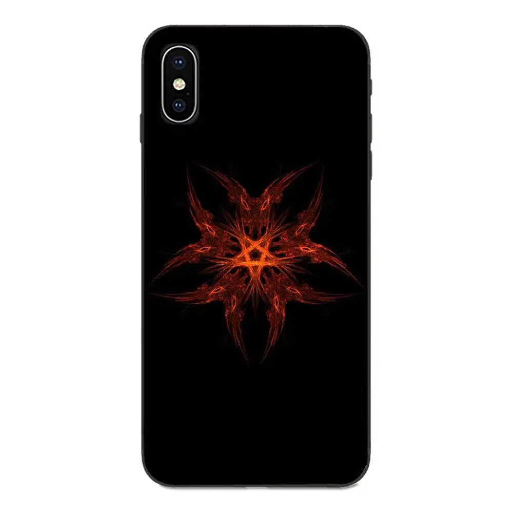 Сатана пентаграмма оккультная зло логотип для Apple iPhone 4 4S 5 5S SE 6 6S 7 8 Plus X XS Max XR