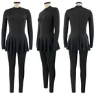 77JE простой дизайн бюстгальтер с подкладкой из трех частей Burkini с длинным рукавом Мусульманский купальник Купальники MLXLXXLXXXL4XL5XL