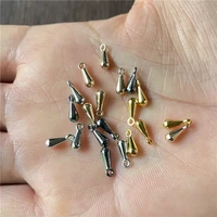 junkang 100pcs 39mm 4 colors copper drop end beads diy extension chain pendant jewelry making accessories