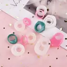 Форма для отливки колец из силикона, дугообразный молд для самостоятельного изготовления колец из эпоксидной смолы, принадлежности для отливки ювелирных изделий, 6 видов