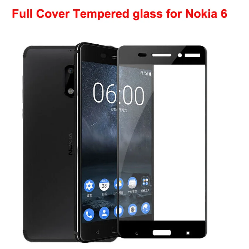 9H Защитное стекло для Nokia 2 3 5 6 7 8 9 4 закаленное защитное 2018 ударопрочная