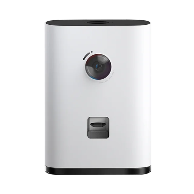 Белый Xiaomi Mijia Pawbby Pet Смарт Снэк машина в реальном времени 1080P видео инфракрасное ночное видение интерактивная игра работа с Mijia APP - Цвет: Белый