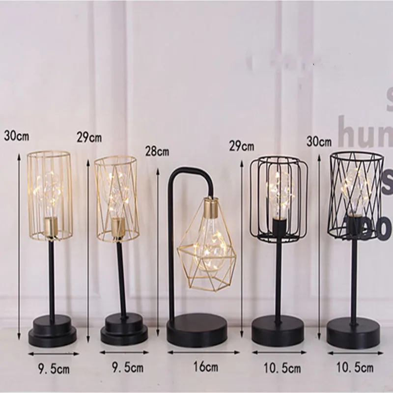 Креативные USB лампы поделки скандинавский подсвечник из кованого железа женское