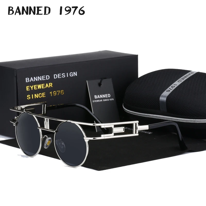 Оригинальная коробка запрещена 2020 HD поляризованные готические Солнцезащитные