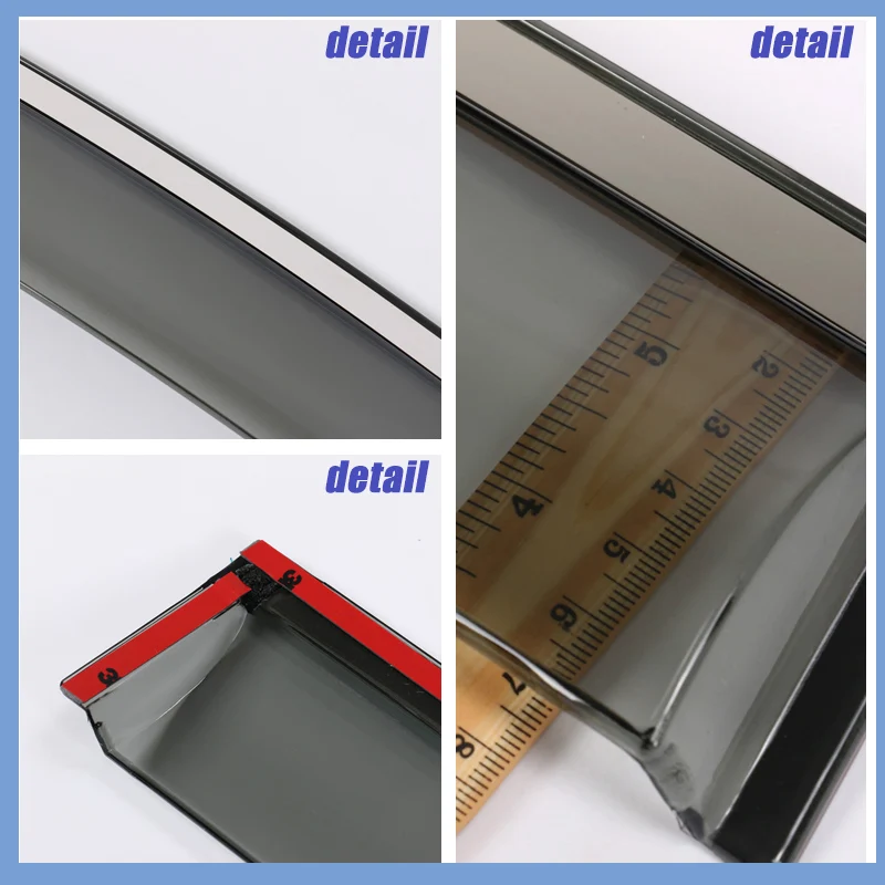 Для TOYOTA Land cruiser/prado/reiz/vios/yaris/vitz/Rain Guard/Guard Smoke Window Rain шторка 4 шт/1 комплект 2003-2013 |