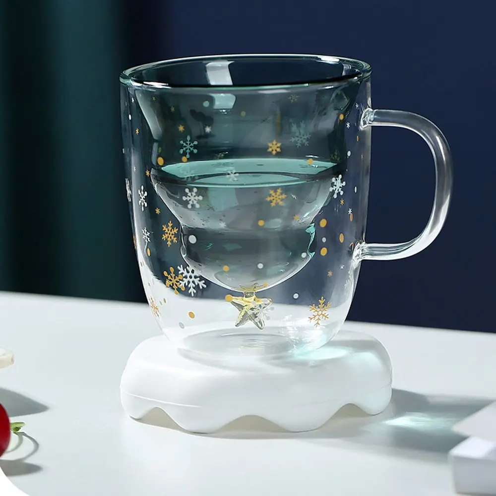 Милая Рождественская елка прозрачные стеклянные рождественские украшения