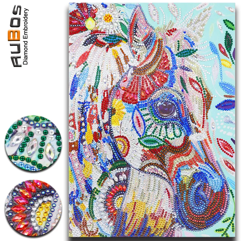 

5D DIY Diamond Embroidery Colorful Horse Animal Art Abstract Diamond Painting Mosaic Special Crystal Sale Kits for Kids Modern