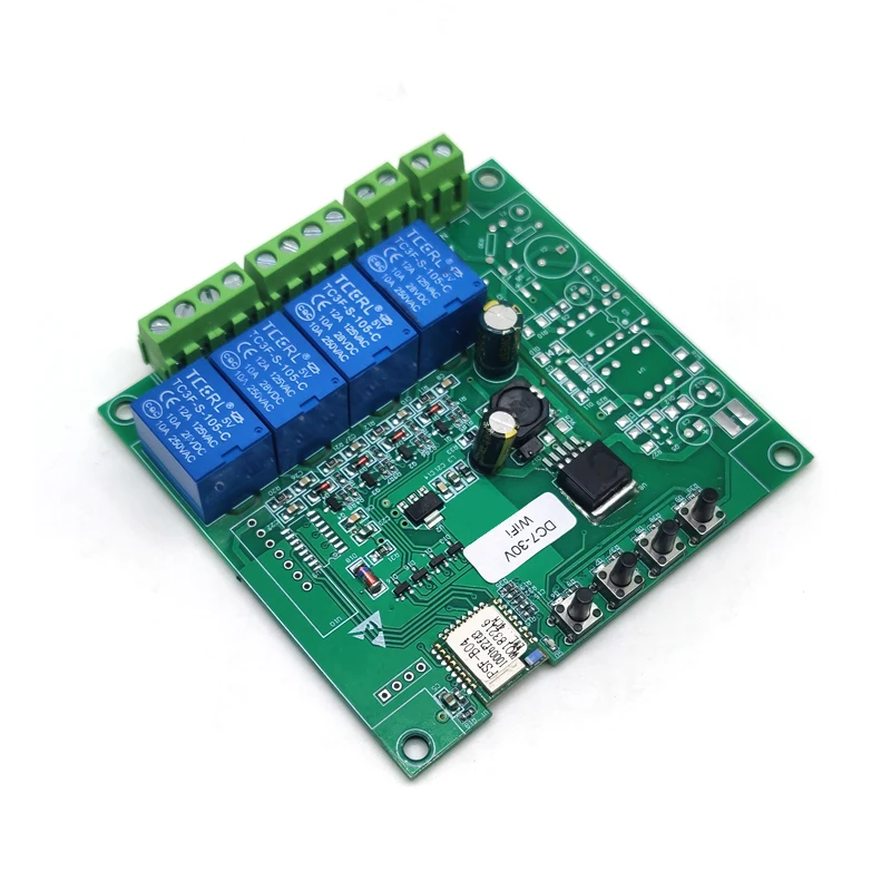 Интеллектуальный переключатель Wi Fi 4 канала без Чехол 7 30V управления для