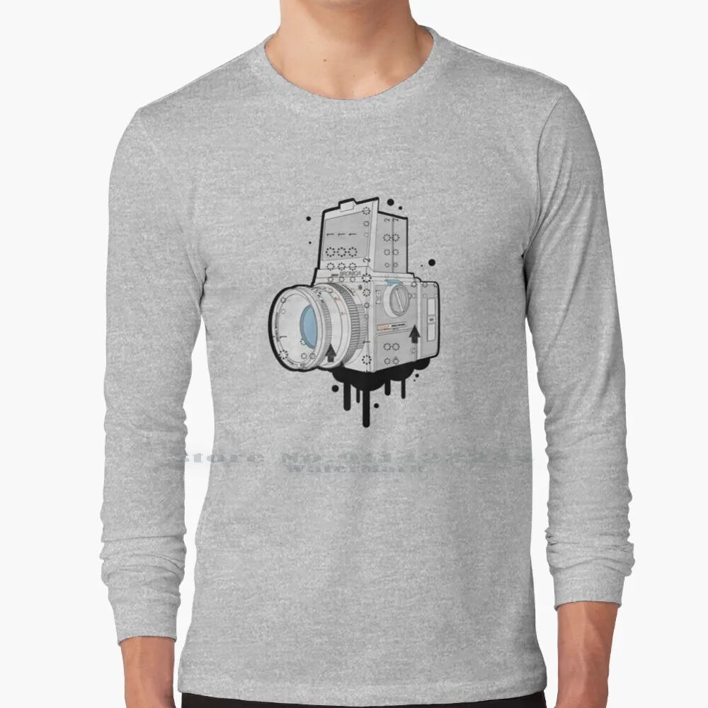 Тройник из 100% хлопка в стиле ретро с коротким рукавом и длинным