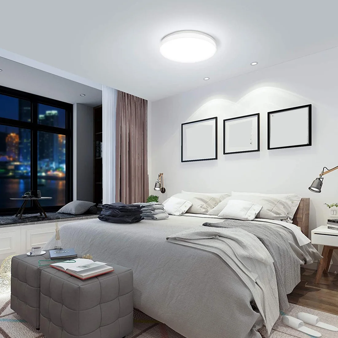 

LED Ceiling Lights for Hall 18W 24W 26W 48W Cool White Warm Natural Light Ceiling Lamps Living Room Lighting Ceiling Lamps