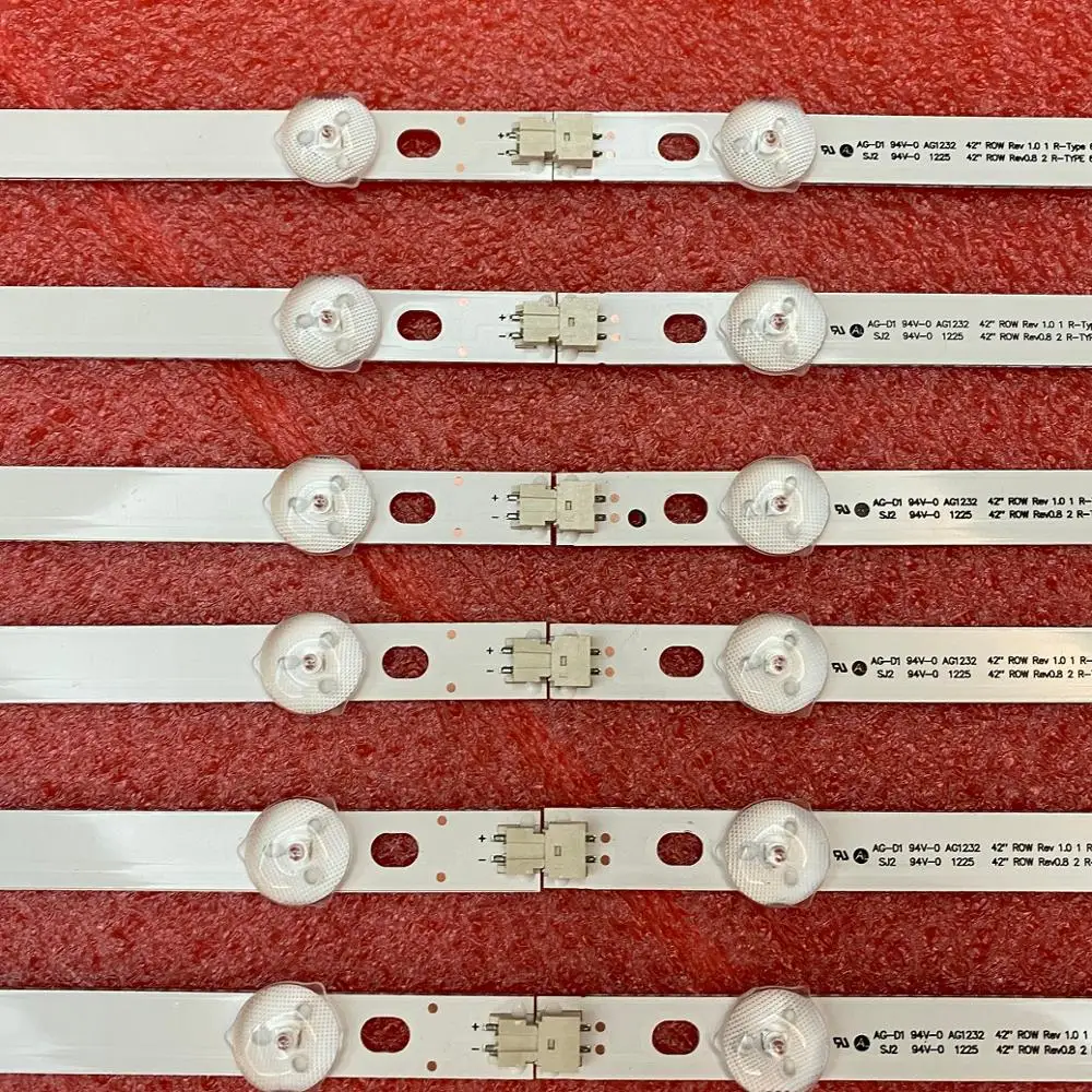 12 шт. светодиодный ная подсветка для LG 42LM340T 42LM3700 42LS3400 42LM3400 6916L 0882A 0913A 1028A 1029A FINLUX