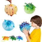 Забавные надувные детские подарки TPR 1 шт. случайный цвет антистресс сжимаемые игрушки динозавр боббол уличные игрушки