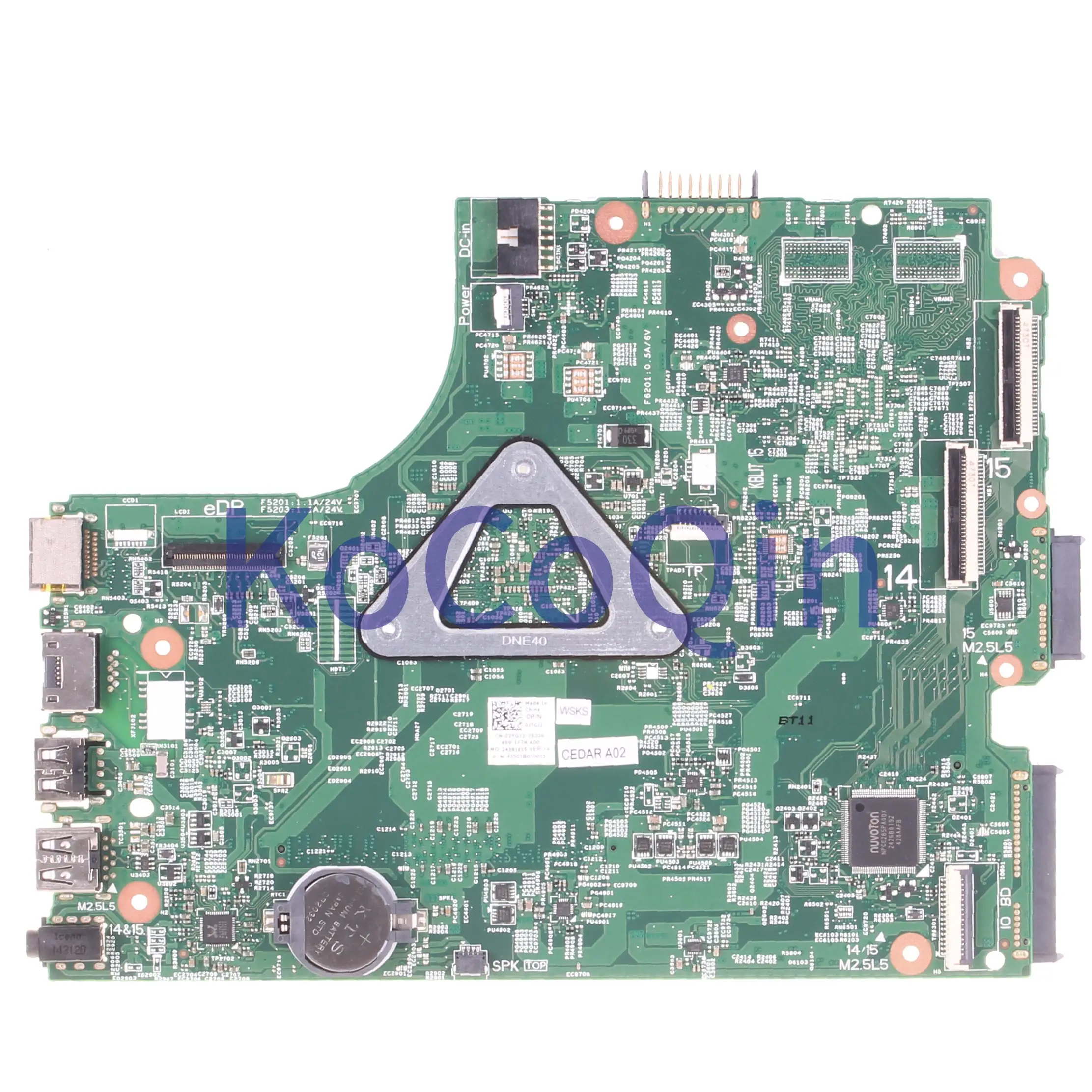 for dell inspiron 3441 3541 3442 3542 a8 6410 notebook mainboard 13283 1 cn 02ygj2 02ygj2 am6410 laptop motherboard free global shipping