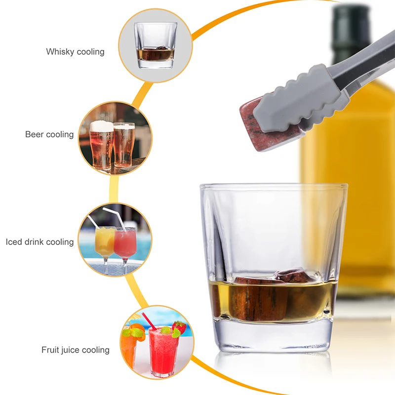 Бесплатная доставка кубики льда из натурального виски в деревянных чехлах