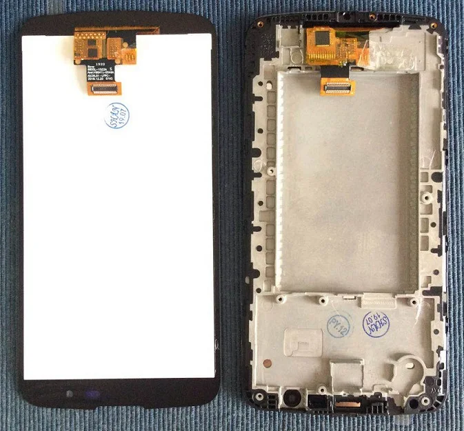 ЖК-дисплей с сенсорным экраном дигитайзер рамкой в сборе для LG K10 K410 K430 K420 |