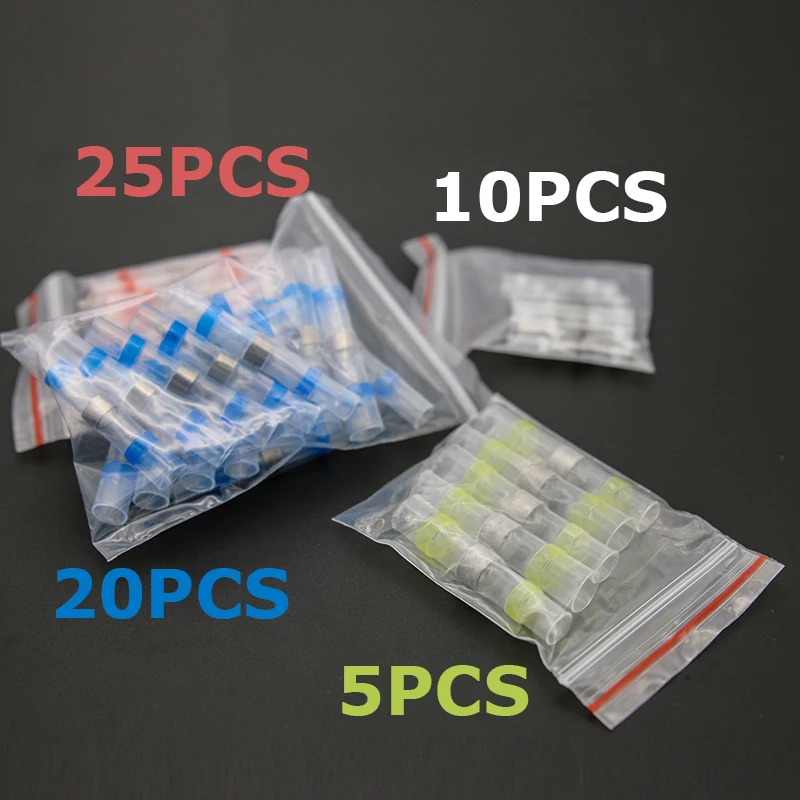 60 шт 1 5 6.0мм2 водонепроницаемый уплотнитель припоя стыковые соединители