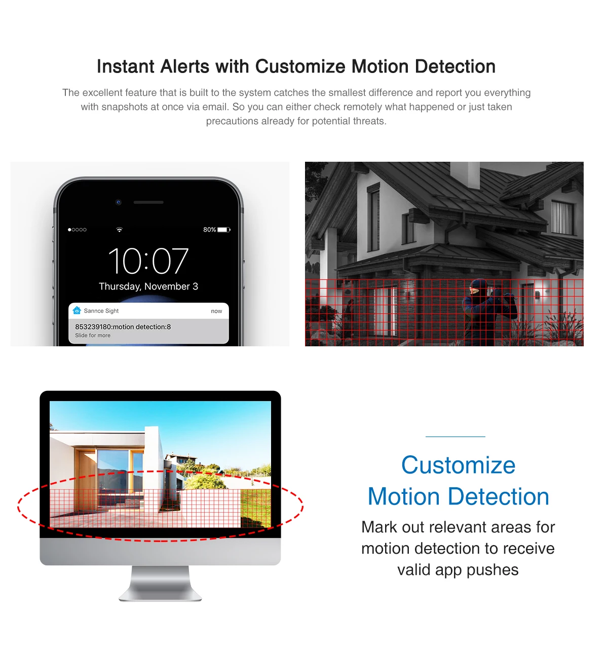 SANNCE 8CH Беспроводная NVR CCTV система 1080P IP камера wifi Всепогодная ИК ночного видения CCTV домашняя камера безопасности комплект видеонаблюдения
