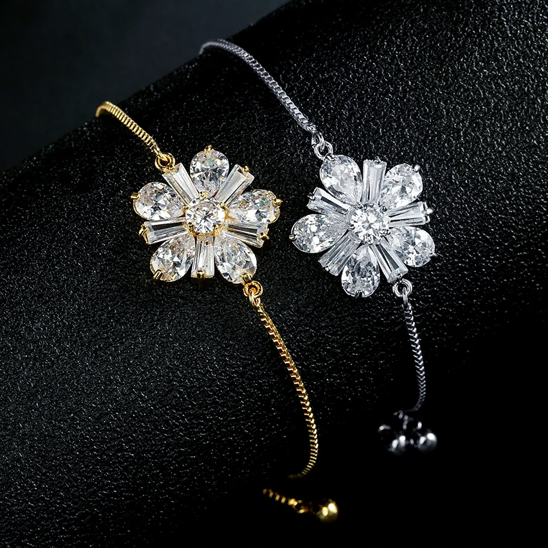 UILZ новый модный темпераментный геометрический браслет из циркона простой и