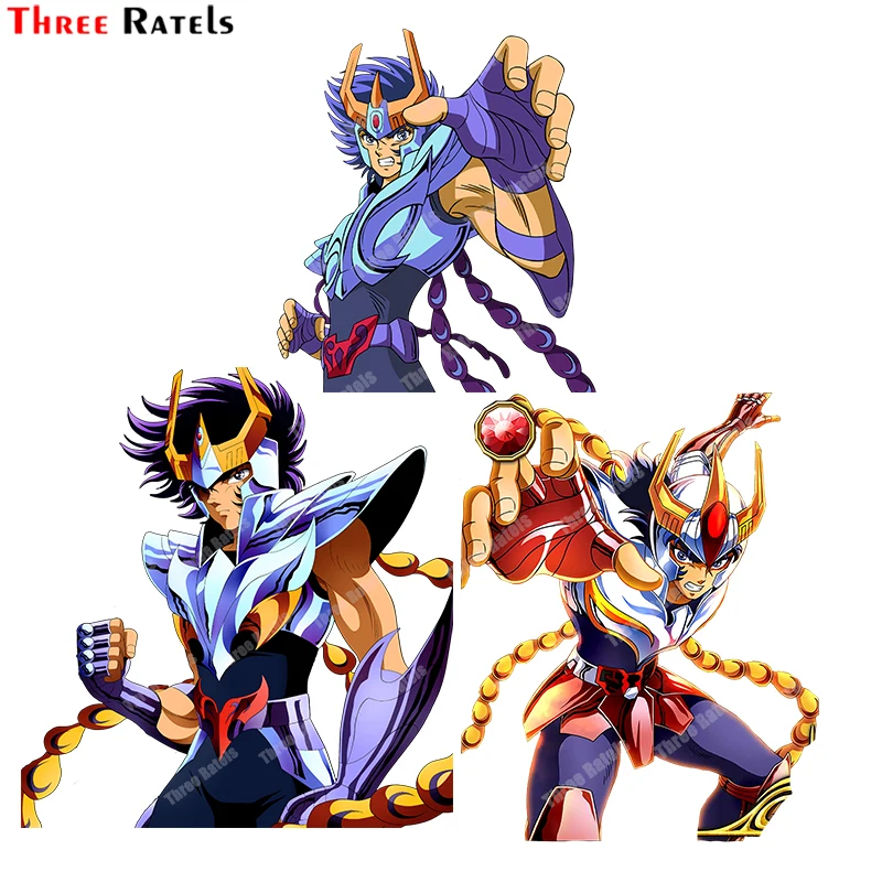 Классные аниме наклейки Three Ratels B79 с рисунком ФЕНИКС Ikki Of Saint Seiya для детей - купить