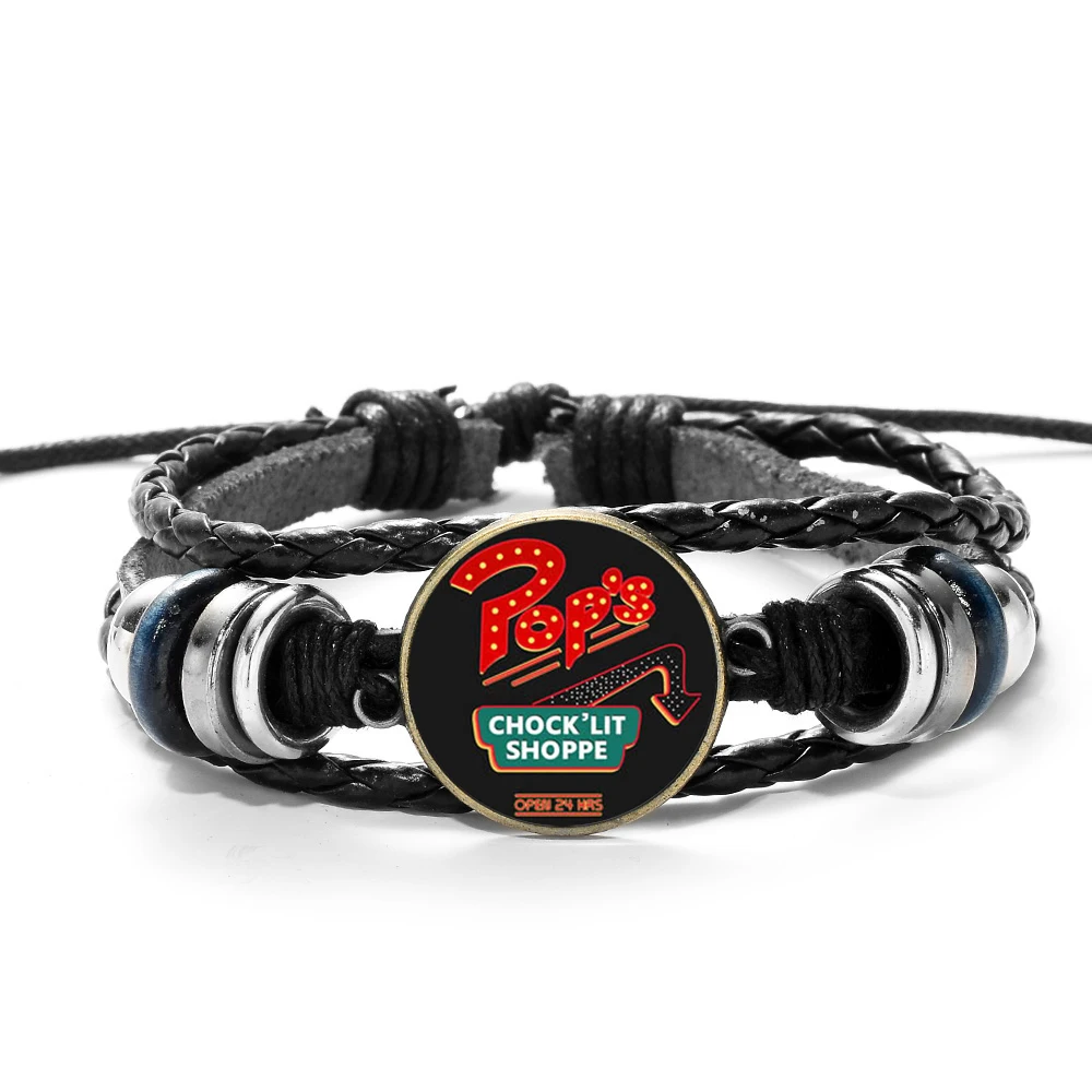 Браслет Riverdale мужские серпентины с южными боками модные многослойные кожаные