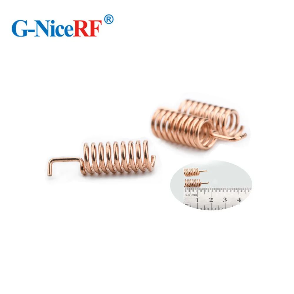 10 шт./упак. Антивибрационная медная антенна с пружиной 915 МГц частотой вращения от