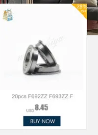 10 шт. F682ZZ F683ZZ F684ZZ F685ZZ F686ZZ F687ZZ F688ZZ F689ZZ фланцевый шарикоподшипник тонкие металлические экранированные фланцевые подшипники