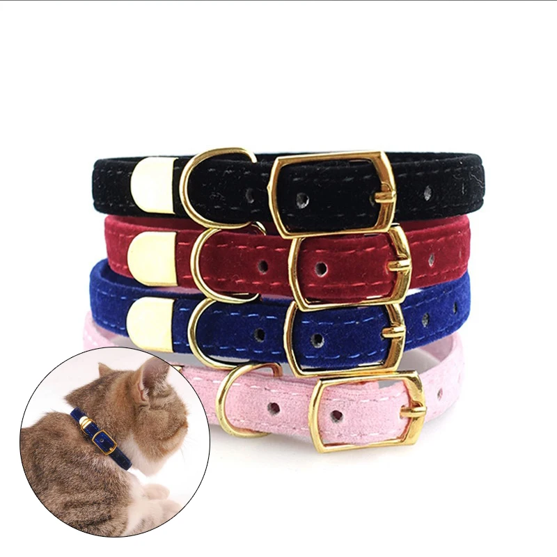 

Cat Collar Comfort Chihuahua Products Kittens Bell Solid Puppy Dog Safety