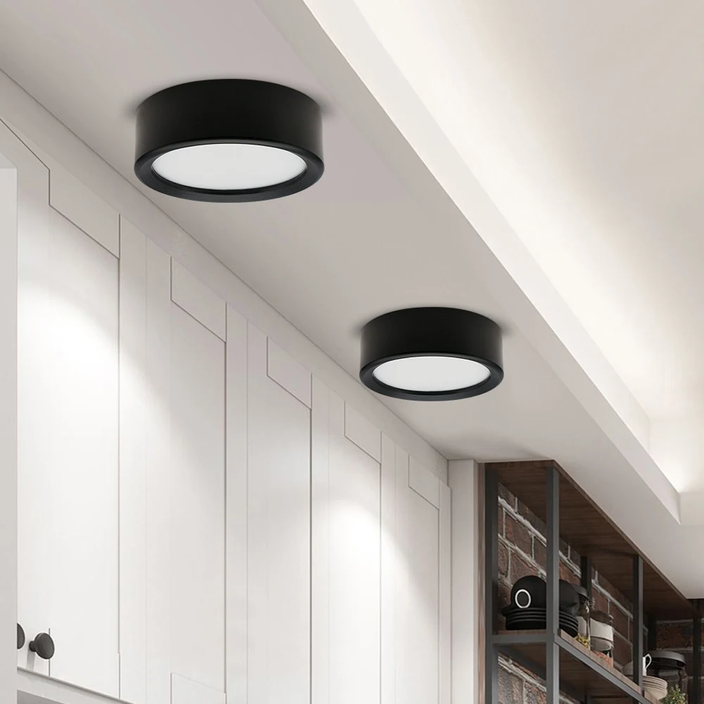 Светодиодный потолочный светильник поверхностного монтажа ультра тонкий вниз s