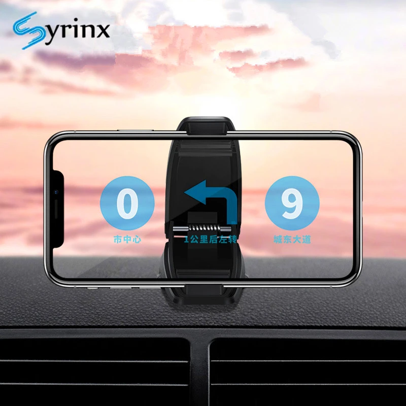 Car Cellphone Holder 2021 New Stone Pattern Fashion Navigation Support Stand Hud Design Dashboard Clip No Magnetic Phone Holder