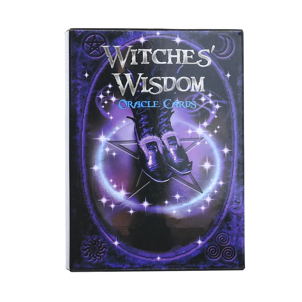 

Oracle Tarot Cards Witches Wisdom Card Board Deck Games Palying Cards for Party Game Board Game 48 Pcs