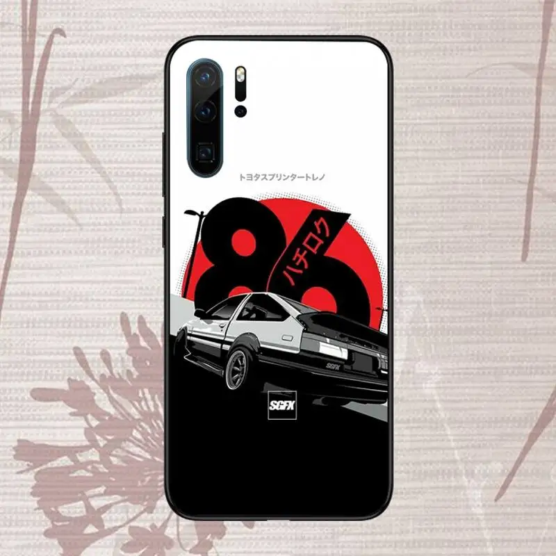 

Amine INITIAL D AE86 Phone Case For Huawei P20 P30 P40 lite Pro P Smart 2019 Mate 10 20 Lite Pro Nova 5t