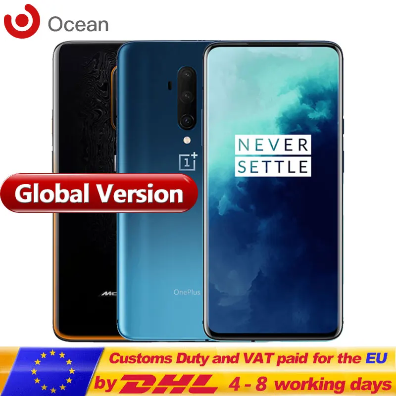 Глобальная версия оригинальный смартфон Oneplus 7T Pro 8 ГБ 12 Гб ОЗУ 256 ПЗУ