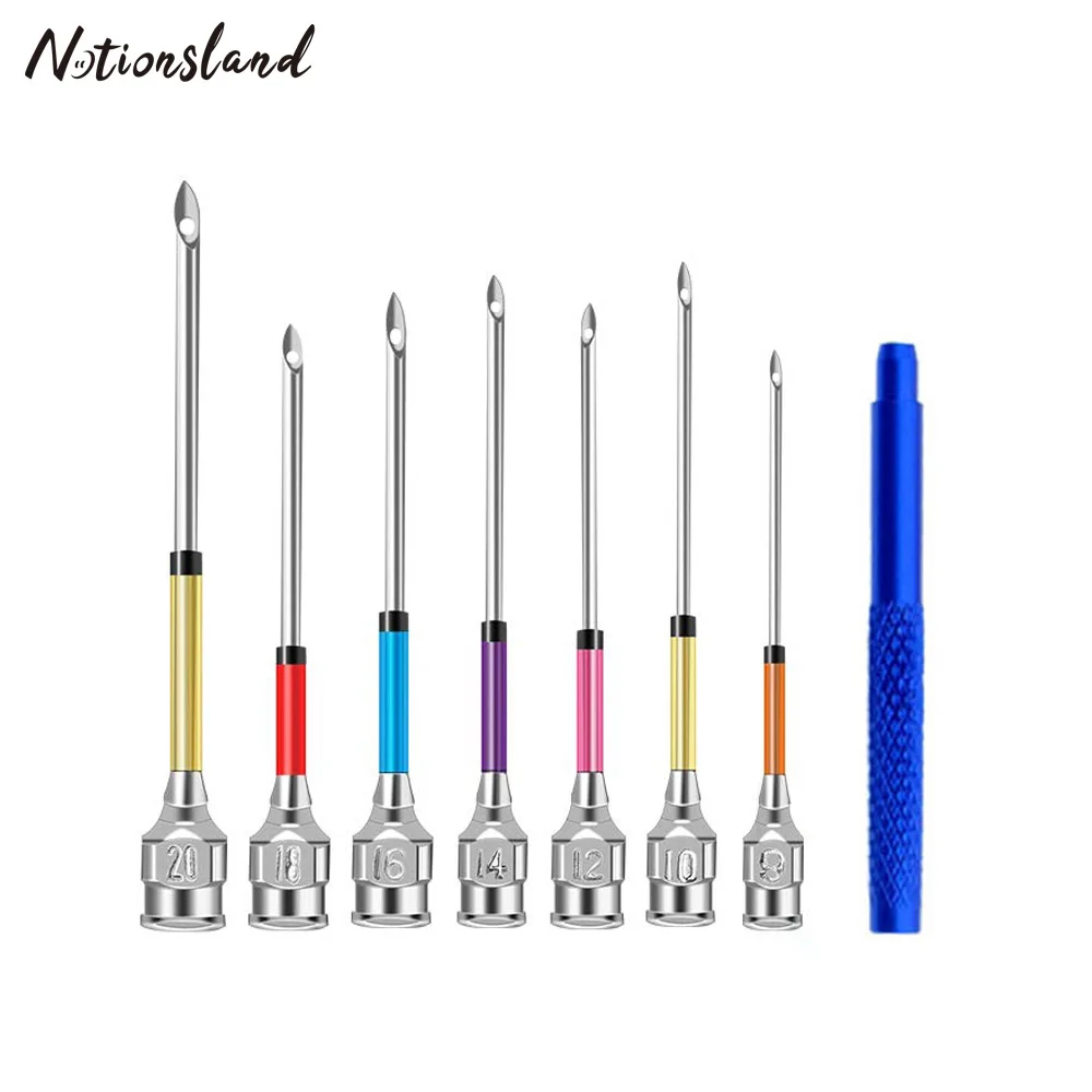 7 шт. иглы для пробивки нитей|Швейные инструменты и аксессуары| |