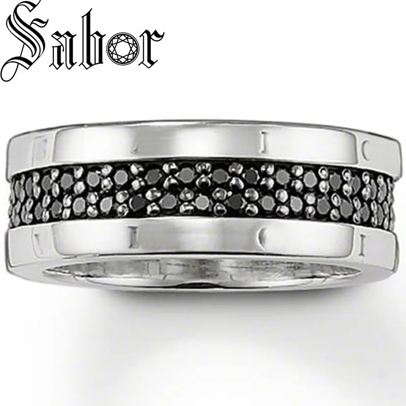 Кольцо с черным фианитом серебряного цвета подарок для женщин и мужчин женское