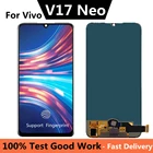 ЖК-дисплей 6,38 дюйма OLED для Vivo V17 Neo Europe LCD V17 Russia, кодирующий преобразователь сенсорного экрана в сборе дюйма, для vivo V 17 V17 1920