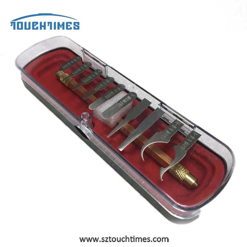 

B&R BGA IC Chip Repair Thin Blade Tool CPU Remover Burin for Remove iPhone Processors NAND Flash From Mainboard