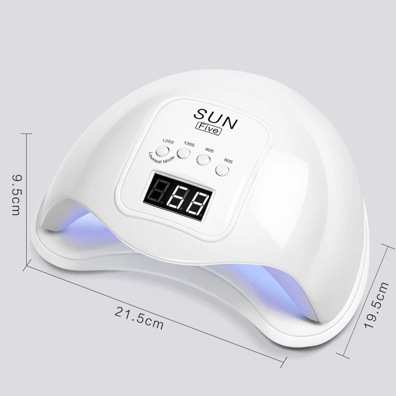 УФ-лампа для сушки гель-лака ногтей 48/36 Вт