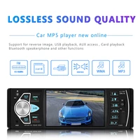 1 din car radio 4 car video multimedia player car stereo fm bluetooth rearview camera support steering wheel control
