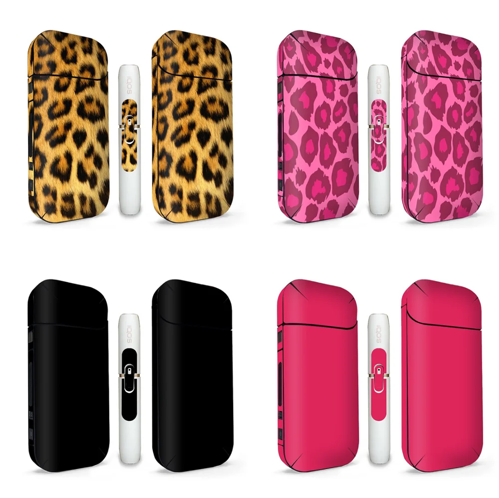 2 шт./лот однотонный дизайн для IQOS Skin 4 plus универсальная наклейка на электронную