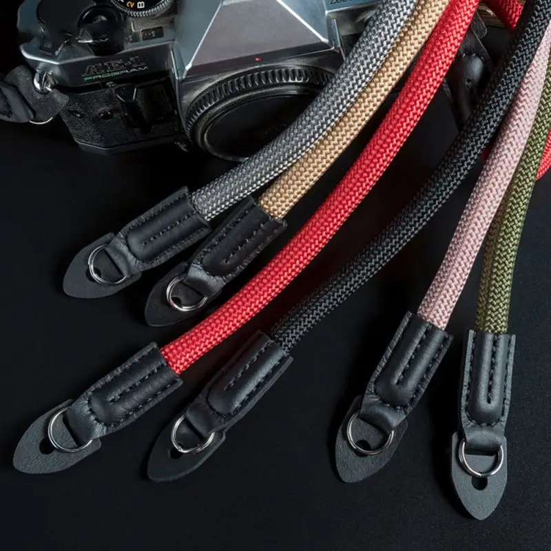 

New For Mirrorless Digital Cameras 100 CM Camera Shoulder Strap Handmade Nylon Climbing Rope Belt Lanyard