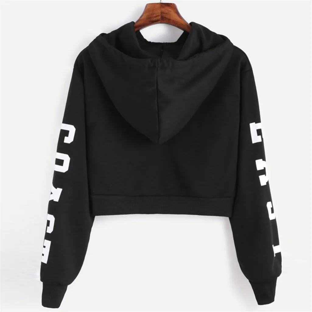 Hoodies Womens Autumn Long Sleeve Sweatshirt Letters Hooded Pullover Tops Blouse las mujeres sweetshirts 2020 Толстовка женская