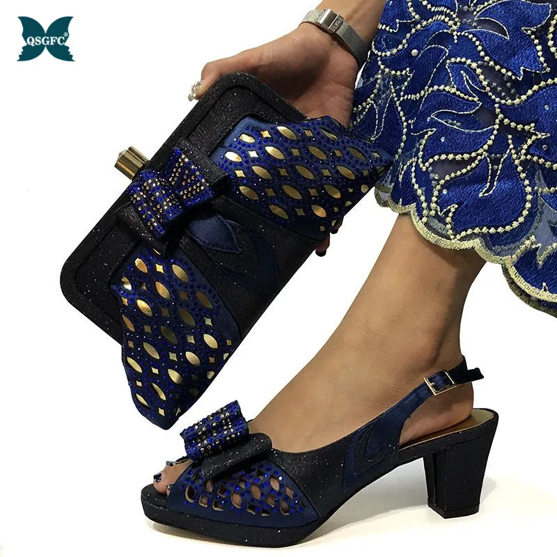 Lastest Женский комплект из обуви и сумки в итальянском стиле обувь итальянского