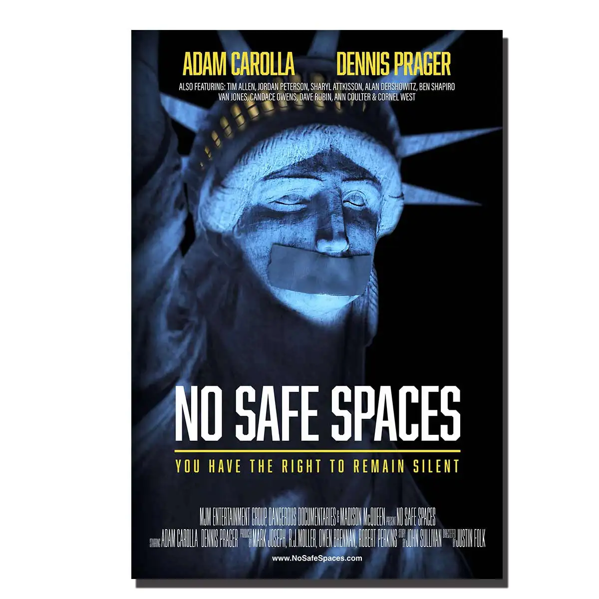 Художественный плакат по фильму C294 без безопасных мест с художественным шелком