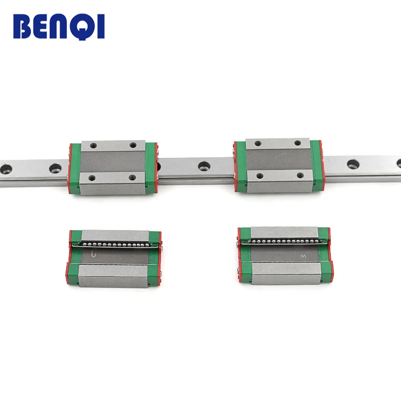 Линейная направляющая mgn12 по низкой цене 200 мм с двумя подшипниками MGN12C стальной