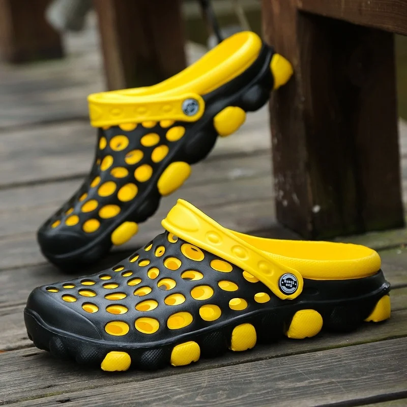 

Original Garden Flip Flops Fast Drying Band Water Men's Shoes Jelly Sport Summer Beach Aqua Slipper Sandals In The Open Air